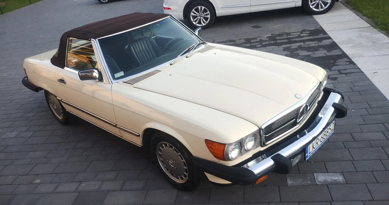 Mercedes-Benz SL cena 72000 przebieg: 145000, rok produkcji 1986 z Lublin małe 37